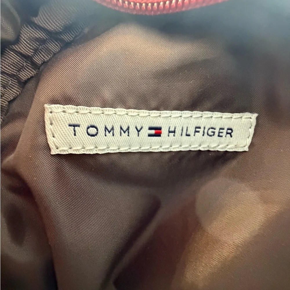 Tommy Hilfiger Mini Leather Backpack Deep Red